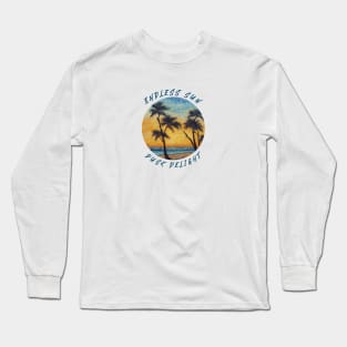 endless summer, fun summer artistic design v13 Long Sleeve T-Shirt